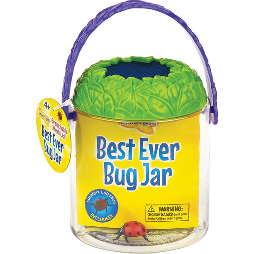 Insect Lore Best Ever Bug Jar with breathable mesh lid and purple handle