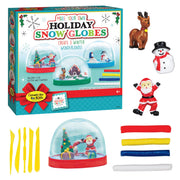 Make Your Own Holiday Snow Globes craft kit with box and included materials