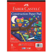 Faber-Castell Construction Paper Pad 9x12 inch 60 sheets multicolor premium quality