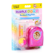 Creativity for Kids Bubble Gems Backpack Keychain craft kit in pink packaging with decorative beads and charm