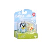 Bluey & Xylophone toy set in clear packaging with blue dog character figure