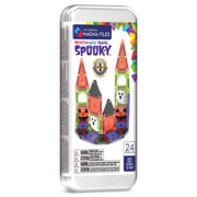 Magna-Tiles microMAGS Spooky set packaging for Halloween on a white background.