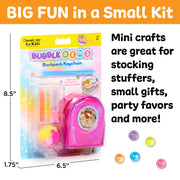 Creativity for Kids Bubble Gems Backpack Keychain craft kit in pink packaging