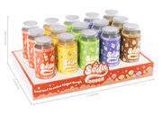 Soda Dough Asmt display box with multiple scented fidget dough containers in various flavors