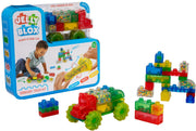 Jelly Blox Vrrrooom Truck Kit with squishy building blocks and assembled truck