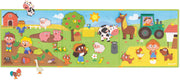 Janod Magneti'Stories farm-themed magnetic puzzle board with colorful farm animals and characters
