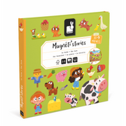 Magneti'Stories Pets magnetic storytelling game box with colorful farm animal characters on green background