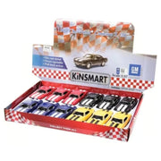 KiNSMART 1967 Chevrolet Camaro Z28 diecast car collection display box with multiple colored models