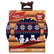 Waboba Wingman Ugly Sweater Limited Edition frisbee disc in festive winter pattern packaging