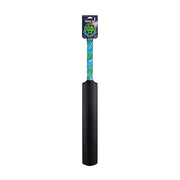 Waboba cracket bat with green moon ball on white background