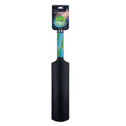 Waboba Mini Cricket Bat with colorful handle and Mini Moon Ball on white background