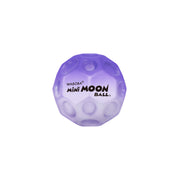 Purple Waboba Mini Moon Ball with textured crater surface on white background