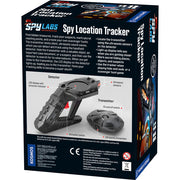 Spy Labs Location Tracker kit box showing detector and transmitter devices